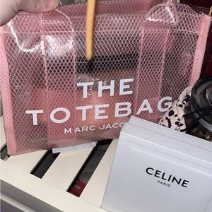 Marc Jacobs Pink Transparent Tote